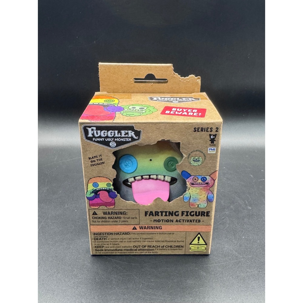 Fuggler Funny Ugly Monster Series 2 Farting Figure Motion Activated Rainbow Toy